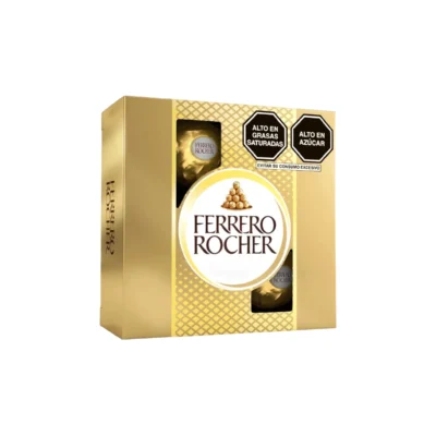 FERRERO ROCHER Chocolate y Avellanas x 4und