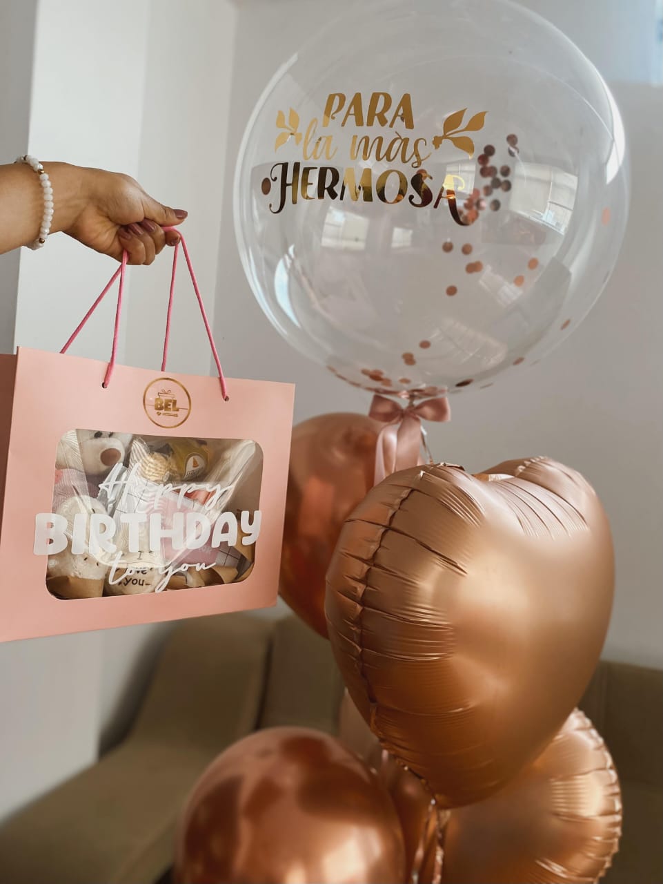 BOUQUET DE GLOBOS - NUDE - Imagen 2